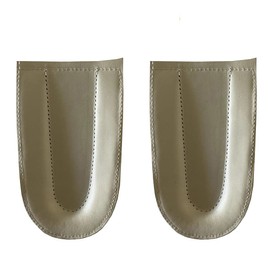 SEVEN MINE Talonera Ortopédica para Espolon Calcaneo Mujeres (1 Par) en Herradura para Mujer Anti Impacto Fabricada en Piel Suave y Resistente