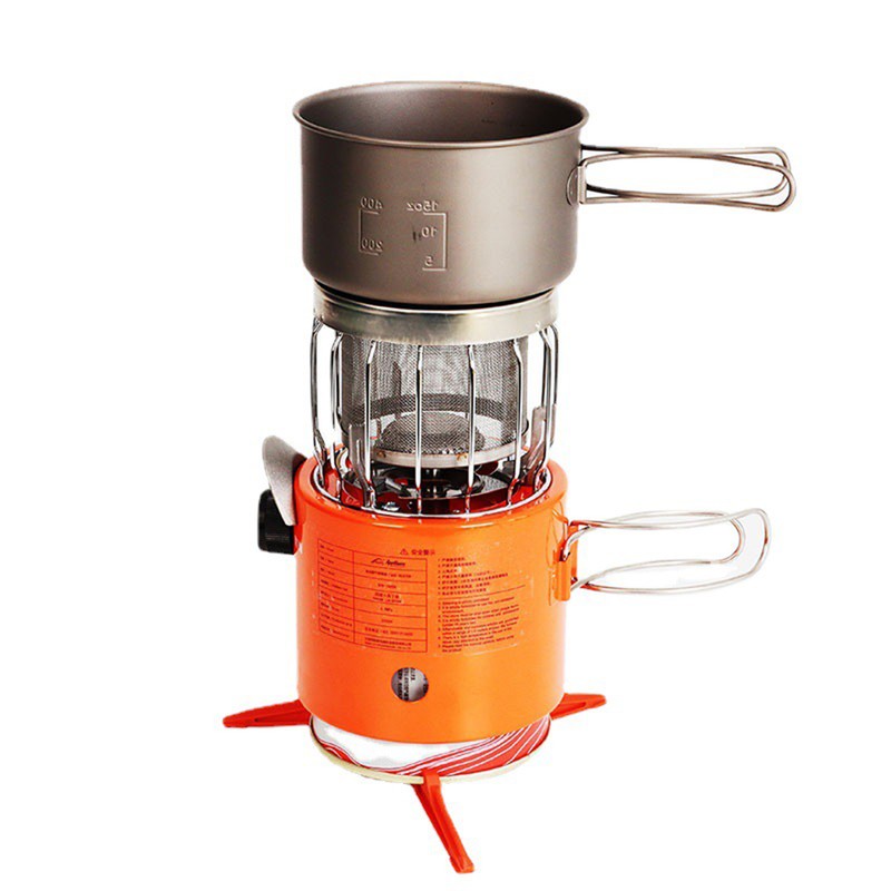 Portable 2000W Gas Heater Outdoor Camping Stove Heating Cooker for