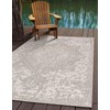 Unique Loom Outdoor Collection Area Rug - Dubai (5' 3'