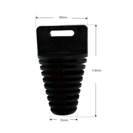 yamashiro YK046/RD/BIG Silencer Plug Silencer Cap Muffler Plug for Motorcycles YK-046 Muffler Wash Plug, Red (φ40~55)