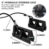JNDO Outboard Hydraulic Steering Lock 4”Outboard Motor Steering Lock Boat
