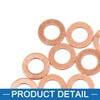 A ABSOPRO Copper Washer 8x14x1mm Copper Copper Tone (Set of