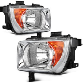 ALEGE A Pair of Headlight Assembly Fit for 2003-2008 for Honda Element Replace OE 33151-SCV-A01 33101-SCV-A01HO2518106 (Bulbs Not Included)