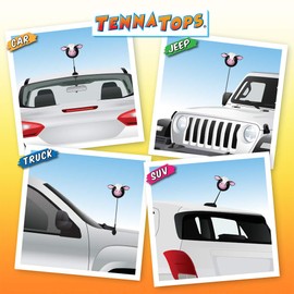 Tenna Tops Cow (Bull) Car, Truck, and SUV Antenna Ball/Antenna Topper (Auto Accessory)