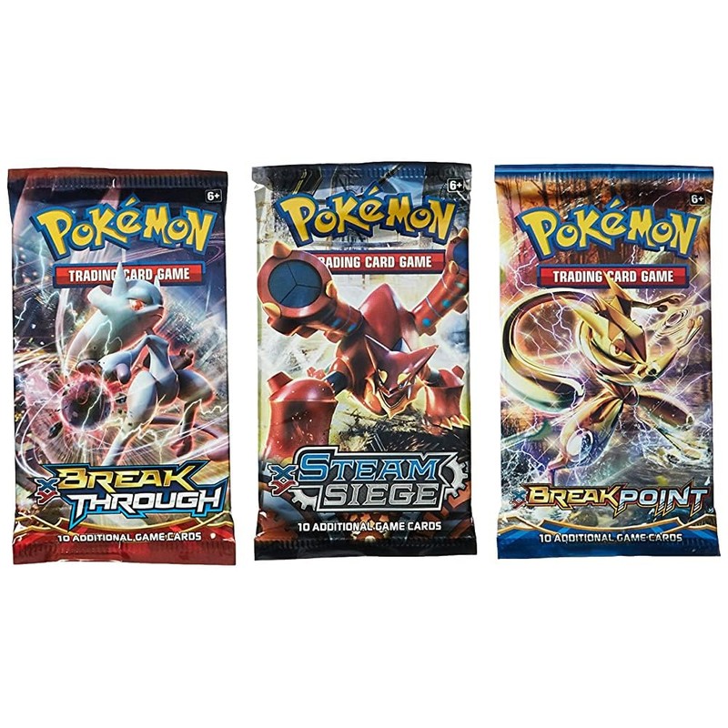 Pokemon Cards - 3 Booster Packs (Random packs)