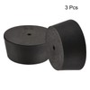 sourcing map Rubber Tapered Plug 48mm to 56mm with Hole