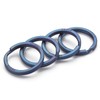 FEGVE Titanium Key Chain Rings Split Rings 4 Pack –