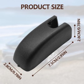 Dunviku Wiper Arm Cover Rear Windshield Nut Cover Car Wiper Arm Nut Cap Replacement Wiper Arm Cover 68077939AA Compatible with Chrysler Pacifica Voyager Durango Journey Cherokee Compass