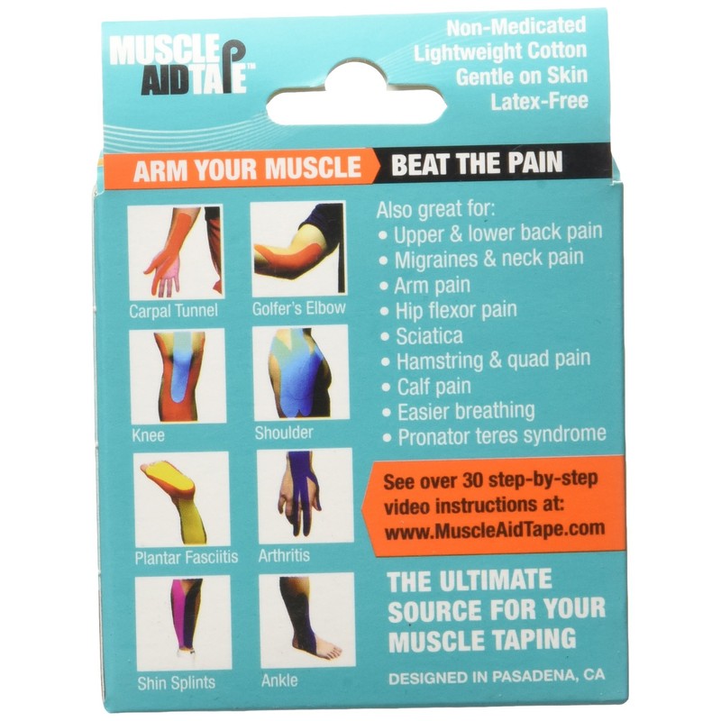 MuscleAidTape Kinesiology Tape (Beige)