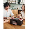 1-4 Deck Automatic Card Shuffler, Poker Shuffler Machine with Rubber