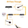 4K HDTV 120M KVM Extender HDMI-Compatible USB Extender Over CAT6