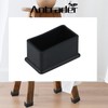 Antrader 1" x 1.5" Rectangle Shaped Furniture PVC Rubber Pads