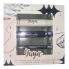Set Yuya Mascara De Pestañas Negro, Gel Cejas, Delineador Li