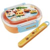 Skater QAF2BAAG-A Children's Antibacterial Lunch Box, Fluffy Serving Container, 12.2