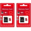 2 Pack 32GB TF Card with Adapter, C10 UHS-I Ultra