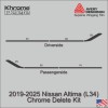 Avery Supreme Wrap Chrome Delete Vinyl Overlay for the 2019-2025