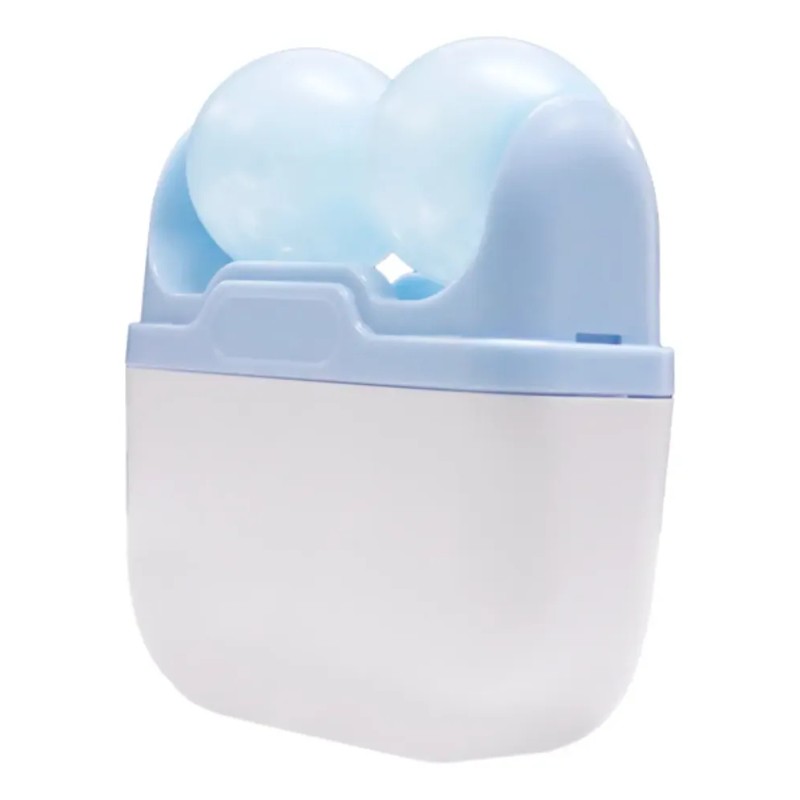Rodillo Facial Frío Ice Roller Doble Cabezal Piel Mixta Día
