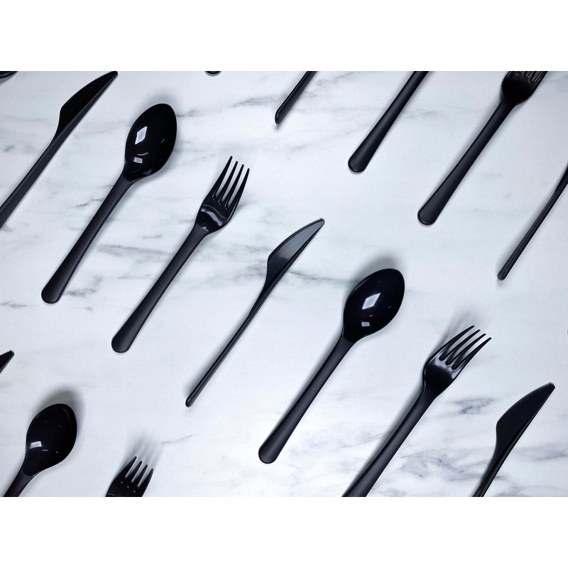 Abena Gastro Reusable Plastic Forks | 18cm | Pack of