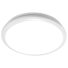 Homewerks 7141-50 Bathroom Fan Integrated LED Light Ceiling Mount Exhaust Ventilation 0.7 Sones 50 CFM, White