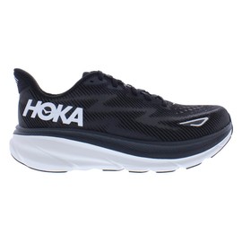 HOKA ONE ONE Clifton 9 - Zapatos para mujer, Negro/Blanco, 25 cm