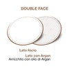 COTTON SOUND Argan Maxi Makeup Plates, 40 Pieces, 100% Cotton