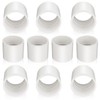 Boltigen 10Pcs White 1-1/4 inch PVC Coupling, Socket x Socket,