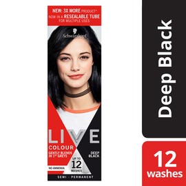 Schwarzkopf Live Colour Deep Black 75ml