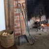 Kings County Tools 3-Piece Fireplace Tool Set - Hand Forged