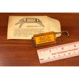 Vintage Keychain Wm. Rife Co. Jewelry, Gifts, Watch Repair Dayton, Ohio