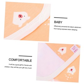 Hohopeti Comfortable Cotton Newborn Belly Band Soft Navel Protector Gentle Support for Abdomen for Colic Relief Winter Use Polar Bear Red Design