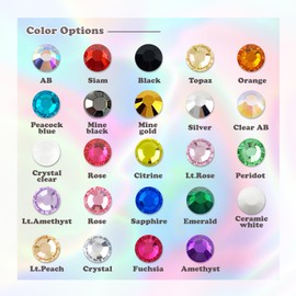 CLRDIVA Craft Rhinestones Resin 4mm Dark Hot Pink Rhinestones for Crafting Flatback Rhinestone Bedazzling Gems Bulk Jelly Crystals Round Diamonds for Shoes Tumblers Nails Makeup DIY Bling Decoration