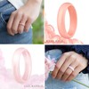 ThunderFit - Alianza de silicona, anillo de goma de 5.5