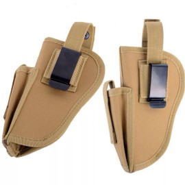 Unbranded Outdoor Tactical Gun Holster Pouch Adjustable Left Right Handgun Pistol Belt Bag