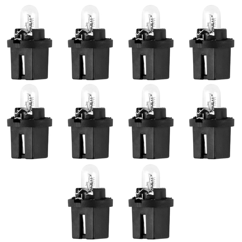 PosyLane 10 Pack T5 B8.5D LED Dashboard Car Dash Light