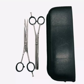 Astoria Set Tijera Barbero Peluquero Plata 7  Mod 149 208 Importada