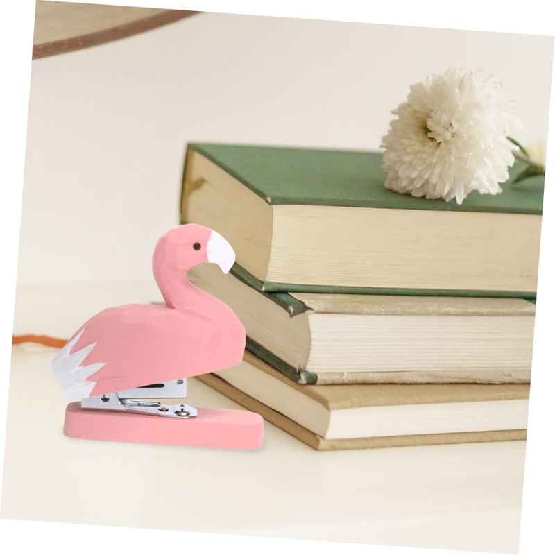 Pack of 2 Mini Staplers Wooden Animal Stapler Animal Shape