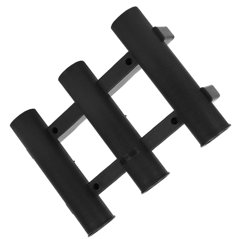 Rod Storage Holder Wall Side Mounted 3 Tube Fishing Pole