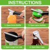 Adjustable Can Opener, 2 Pieces Bottle Opener for Seniors, Stainless