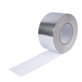 Vent Systems 3" Inch x 164 Ft Aluminum Foil Tape with Mesh - Strong Metal Adhesive for Pipe Insulation, Low/High Temp HVAC Vent Hose and Dryer Heavy-Duty Ductwork - Waterproof Leak Repair Duct Tape