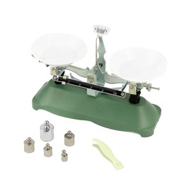 QWORK Balance Scale, 100g / 0.1g, Laboratory Triple Beam Balance Beam Scale for Teaching Tool