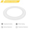 RIXIGOOD 50PCS 1.5 Inch Tri Clamp Silicone Gaskets for 1.5"