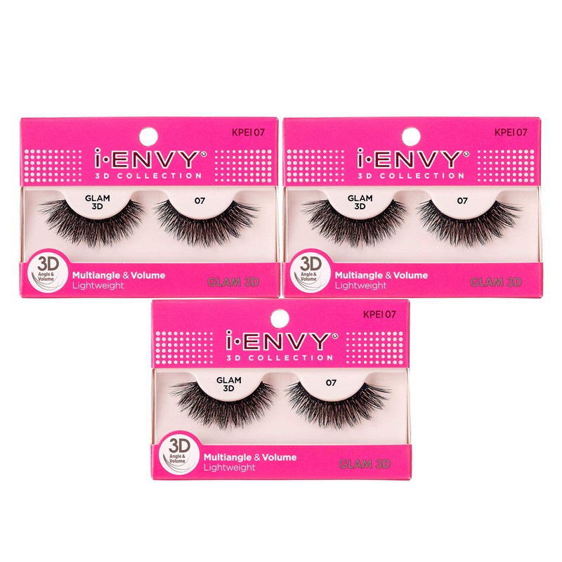 i•ENVY 3D Glam Collection Multi-Angle & Volume (3 Pack, KPEI07)