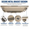 Under-Desk Laptop Holder for Storage – Screw-Mount Bracket Set for