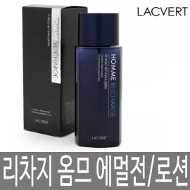 Lacvert 라끄베르 옴므 리차지 마일드 셋 에멀전 180ml / 저자극 남성용 산뜻한 로션 Lacvert Homme Recharge Mild Set Emulsion 180ml / Low-Irritation Men's Refreshing Lotion