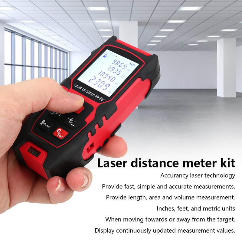 Infrared Distance Meter Portable Altimeter Handheld Laser High Accurancy Indoor