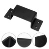 Aynaxcol Trailer Brackets, 4 Pack, Black, Carbon Steel, Floor Mount,