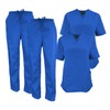 M&M SCRUBS Men's Scrub Set Medical Scrub Tops and Pants