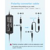 Aclorol Universal AC Adapter 3V-24V 3A 72W Adjustable Power Supply