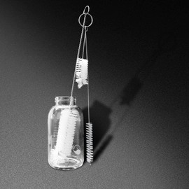 Living&Giving 3Pcs Set of Bottle Cleaning Brushes Kitchen Nylon Multifunction Clean Brush Set (L.&G.)