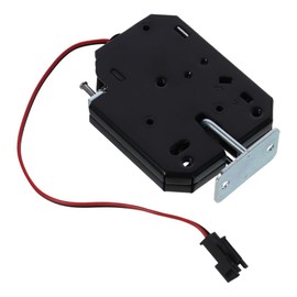 SSHHUI DC 12V 2A Electric Latch Lock, Cabinet Electromagnetic Lock, Electric Control Lock and Mini Electric Bolt Lock